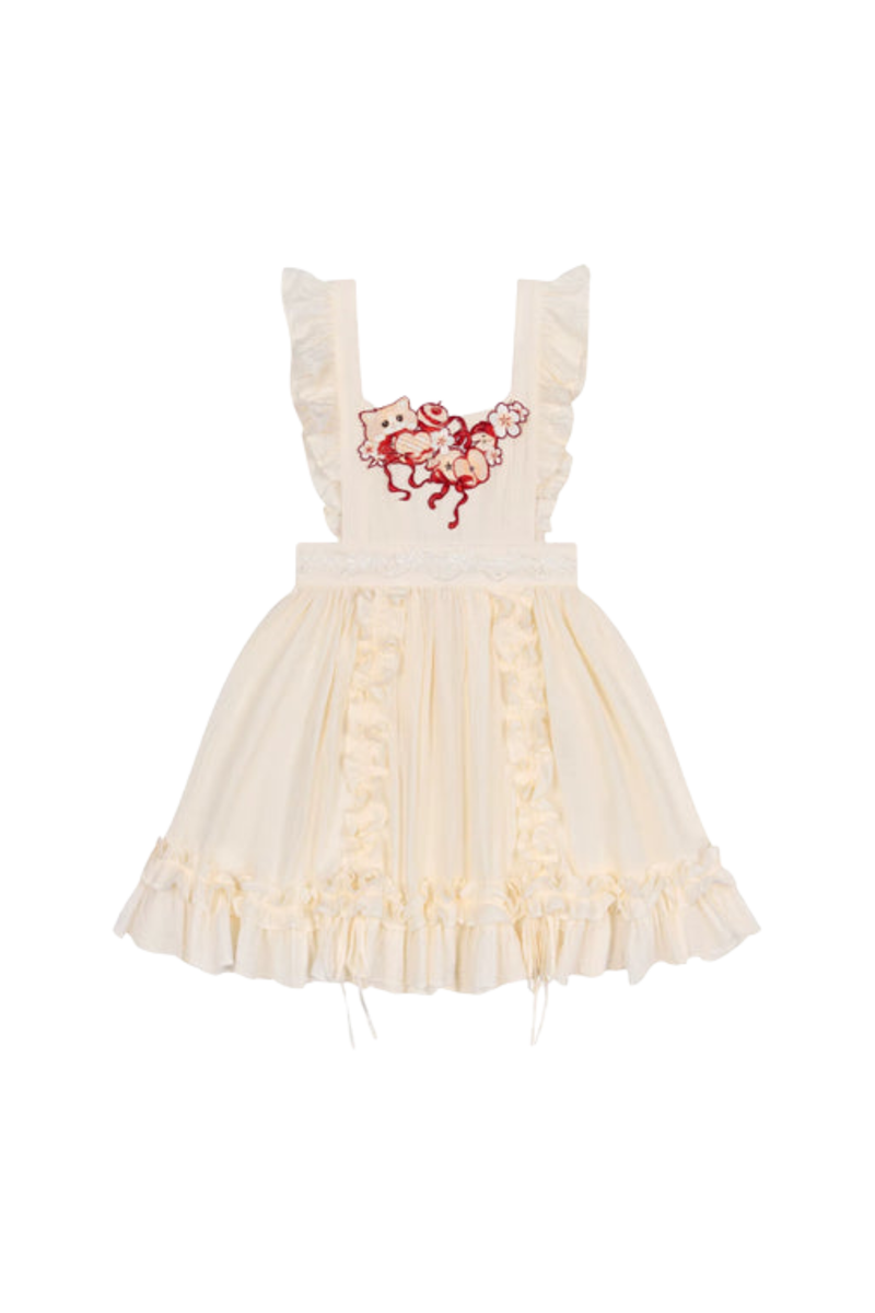Apple Chinese-style Dress + Skirt + Overskirt + Brooch + Shawl