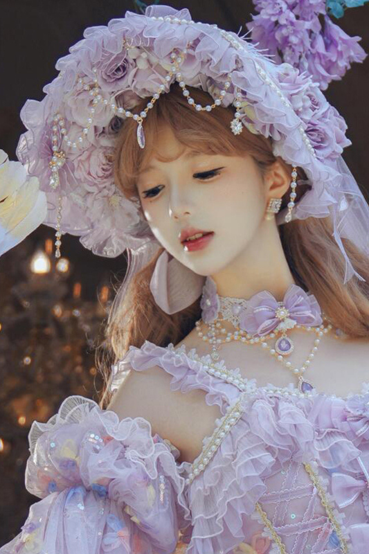 Princess Scepter Lolita Accessories Hat + Necklace + Glove + Scepter