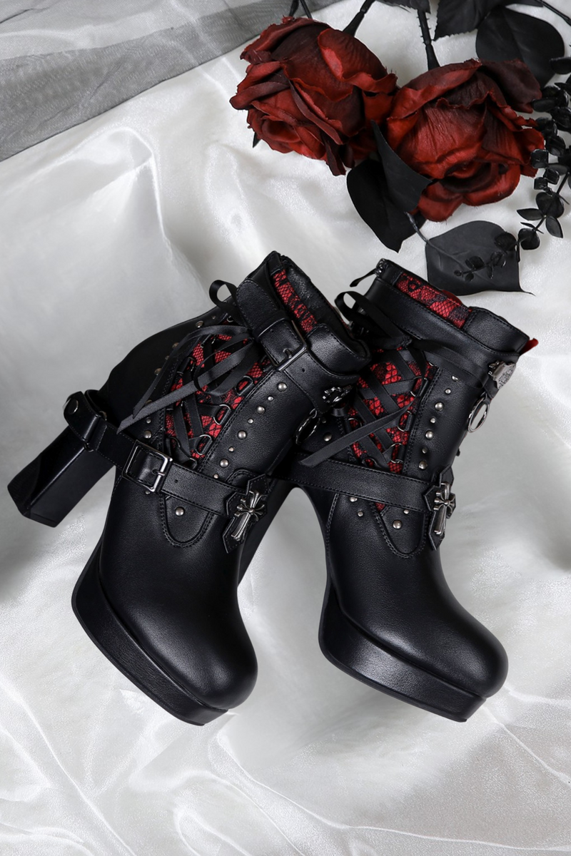 Lacybones Dark Gothic Punk Boots