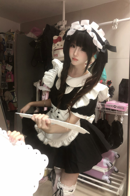Glass Doll Maid Lolita Dress + Apron