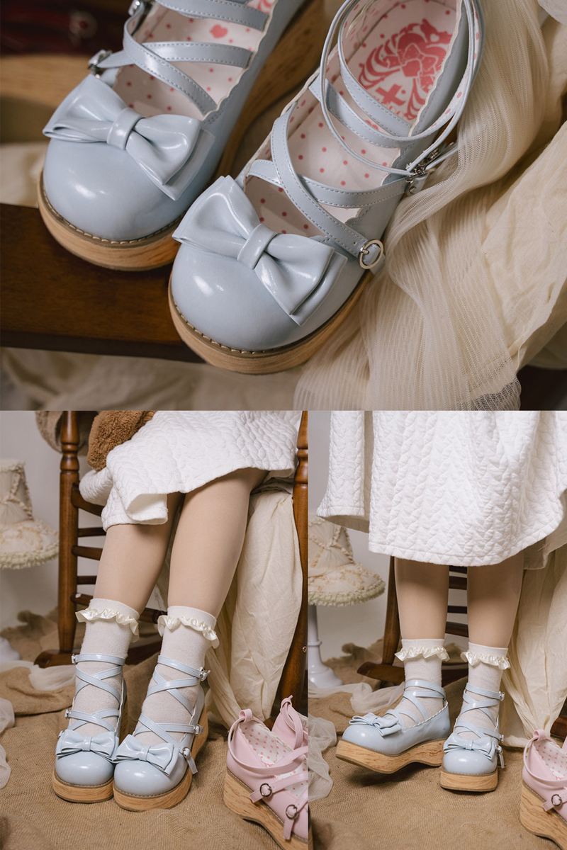 Ribbon Flat Lolita Shoes