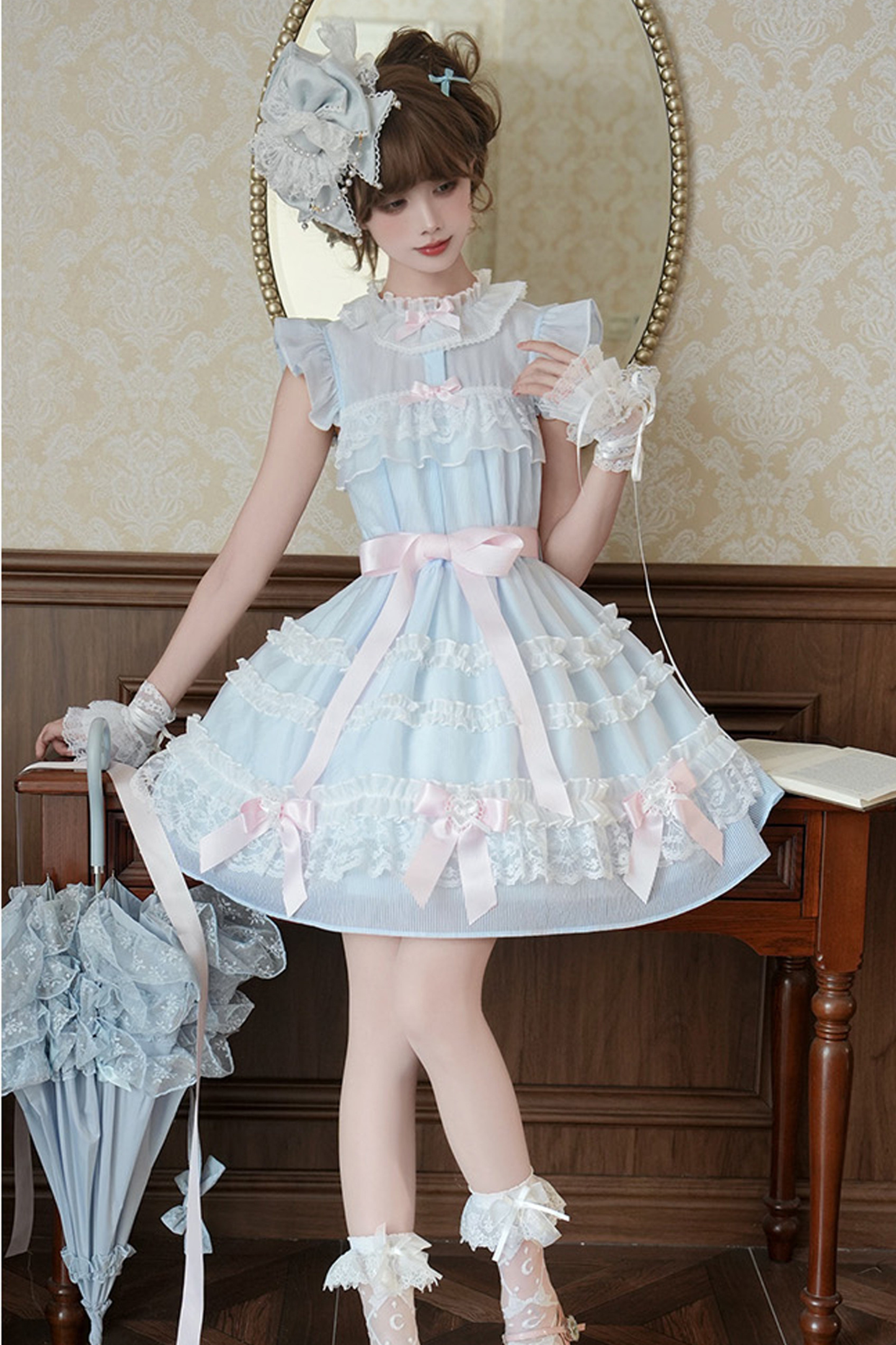 Ribbon Bow Princess Lolita Dress