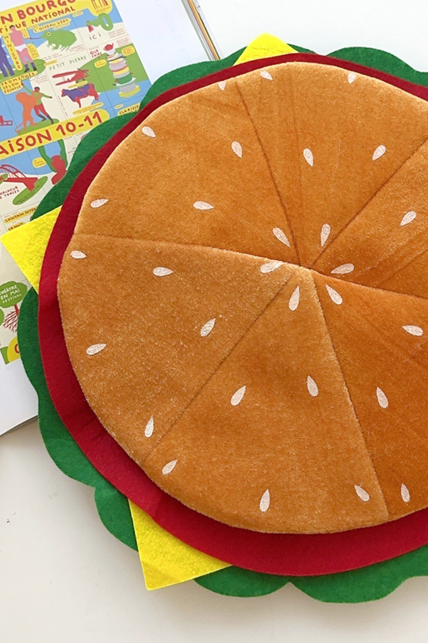 American Hamburger Hat