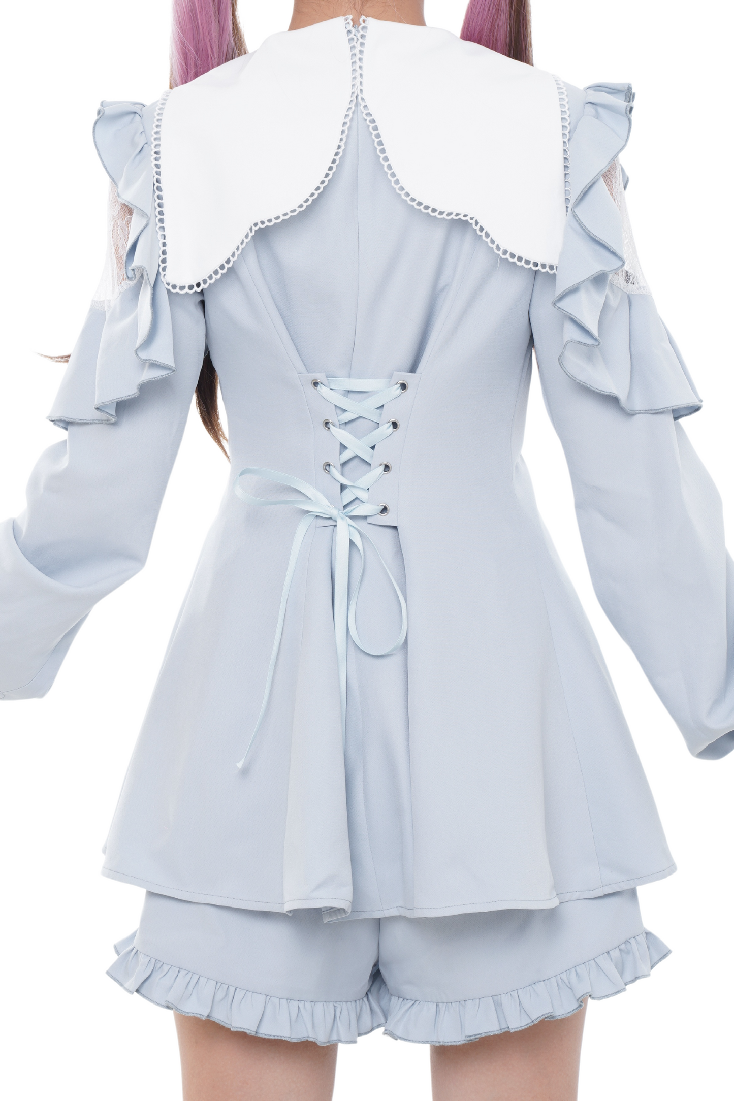 Sweet Pure Doll Peplum Top + Shorts