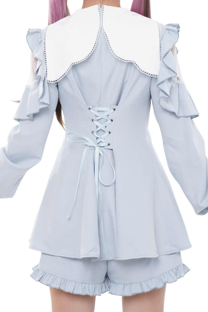 Sweet Pure Doll Peplum Top + Shorts