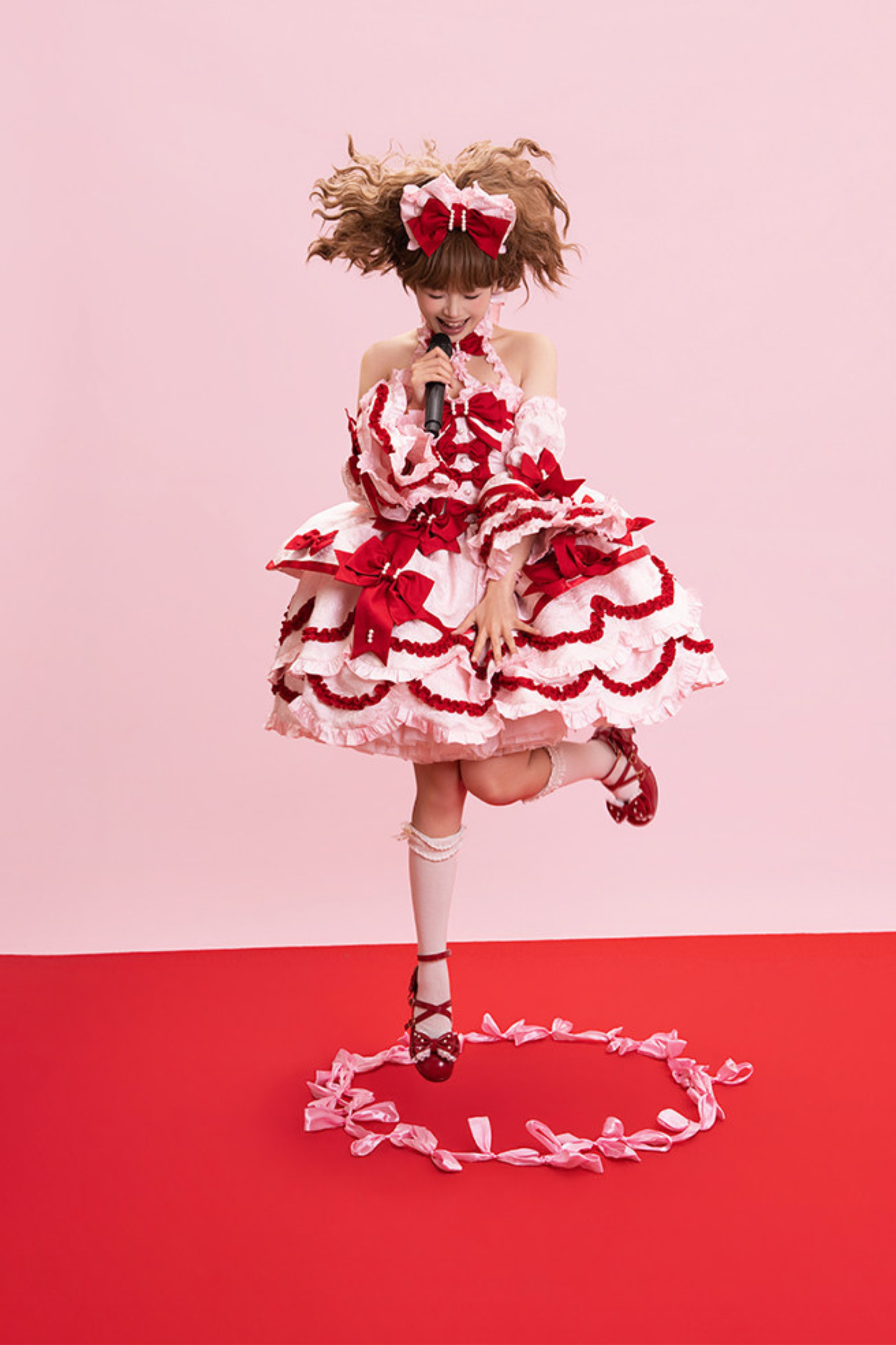 [pre-order Deadline: April 3] Sweet Ruffled Lolita Princess Ribbon Dress