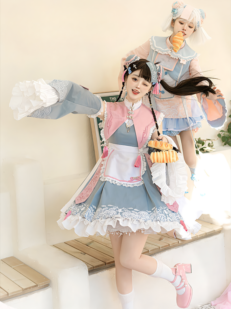 Pastel Jiangshi Chinese-style Lolita Full Set