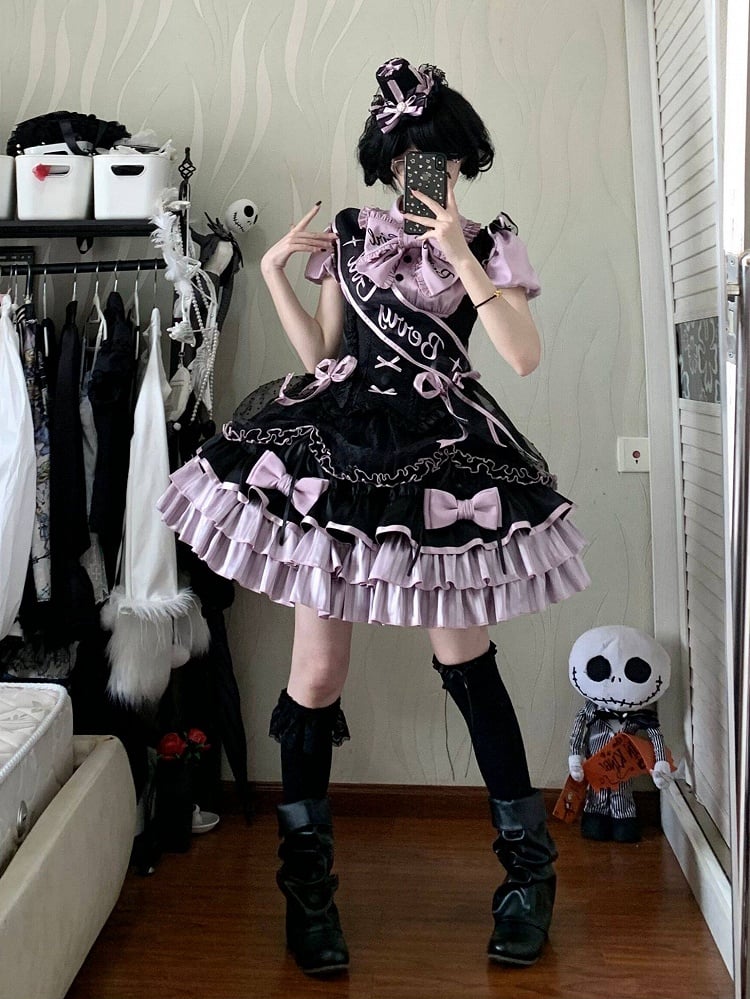[order Deadline: May 12] Black Purple Lolita Idol Series Accessories