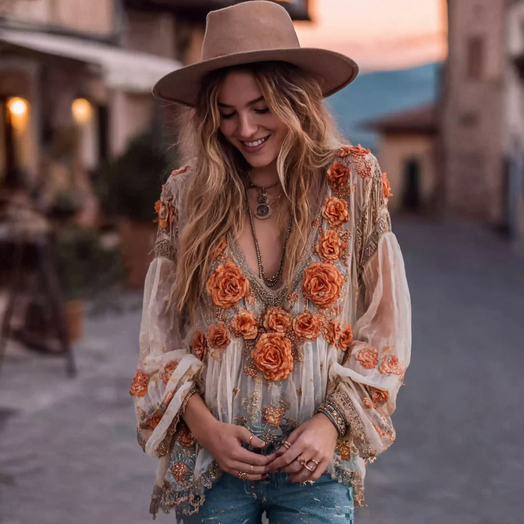 Subtly Elegant Shirt with a Refined Vintage Look