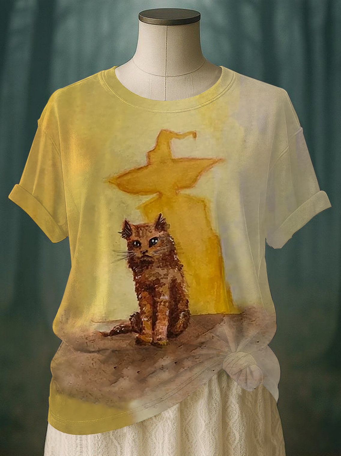 Subtly Elegant T-Shirt with a Refined Vintage Look