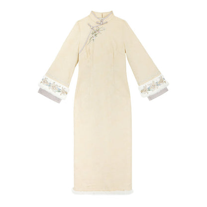 [pre-order] Wool Chinese-style Dress Set