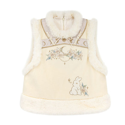 [pre-order] Wool Chinese-style Dress Set