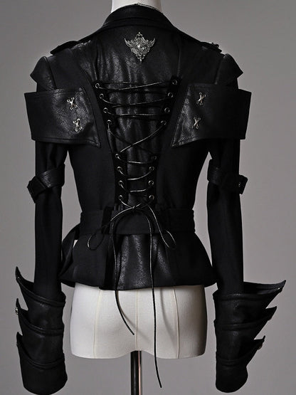 [pre-order Deadline: June 8] Phantom Knight Dark Gothic Prince Suit Full Set (jacket With Cape + Top + Pants)
