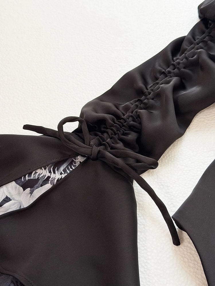 [pre-order Deadline: May 13] Bone Iris Gothic Black Ruffle Shirt + Corset Skirt + Accessories