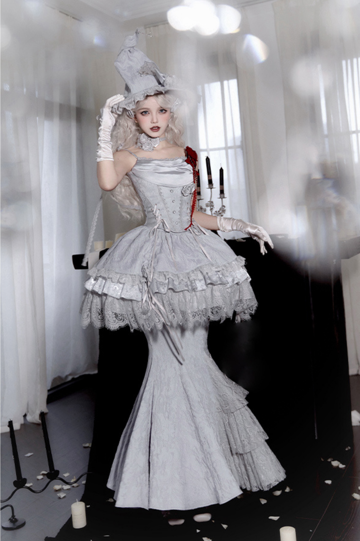 [pre-order] Silver Tone Witch Lolita Set + Silver Tone Y2k Set