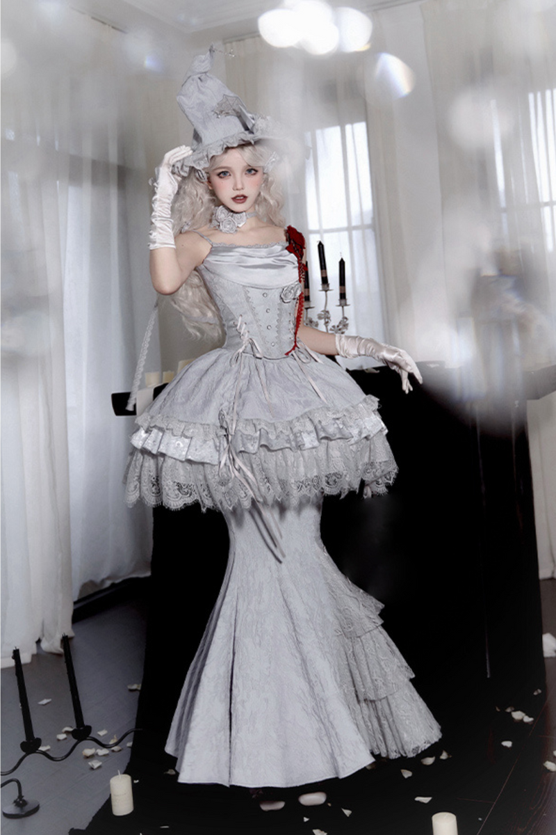 [pre-order] Silver Tone Witch Lolita Set + Silver Tone Y2k Set