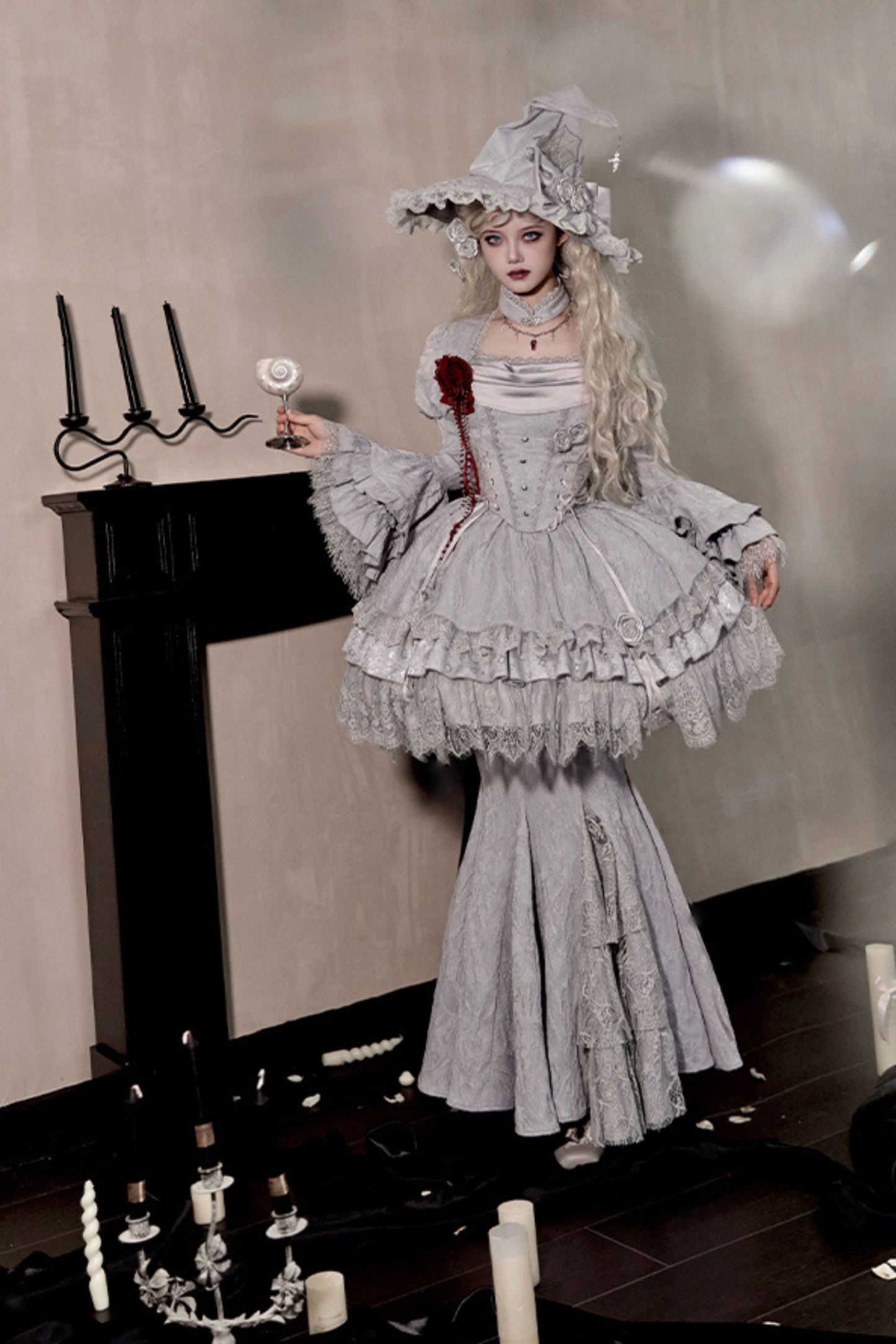 [pre-order] Silver Tone Witch Lolita Set + Silver Tone Y2k Set