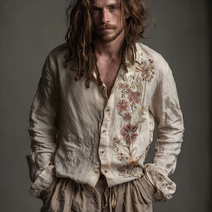 Subtly Elegant Shirt with a Refined Vintage Look