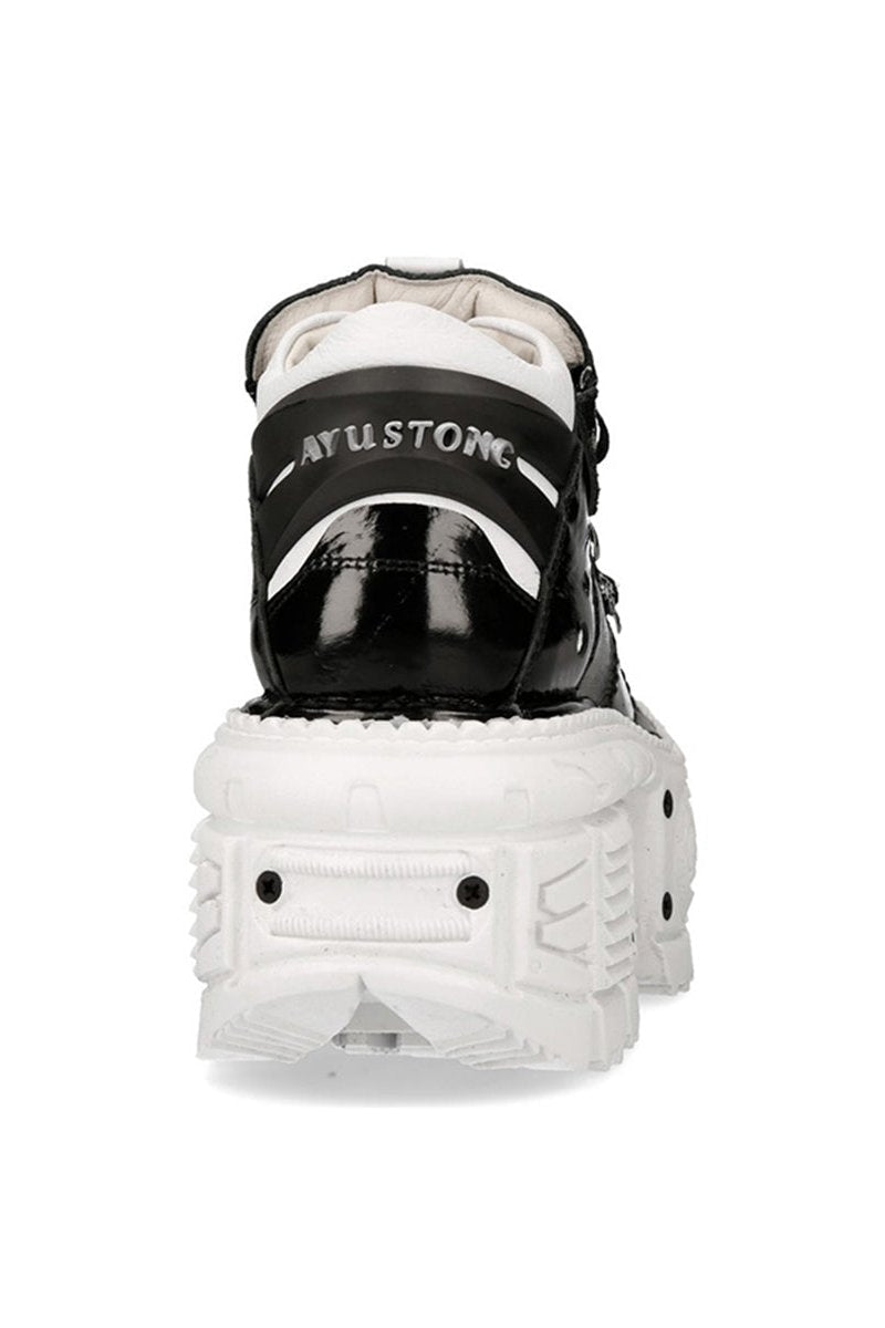 Monochrome Mode Platform Sneakers