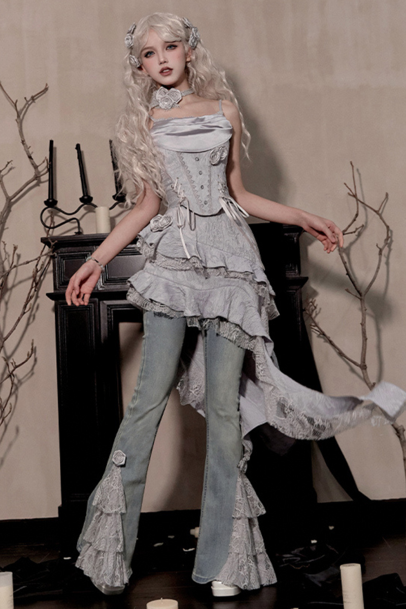 [pre-order] Silver Tone Witch Lolita Set + Silver Tone Y2k Set