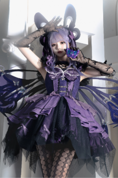 Magic Wand Butterfly Fairy Dress + Full Set + Accessories