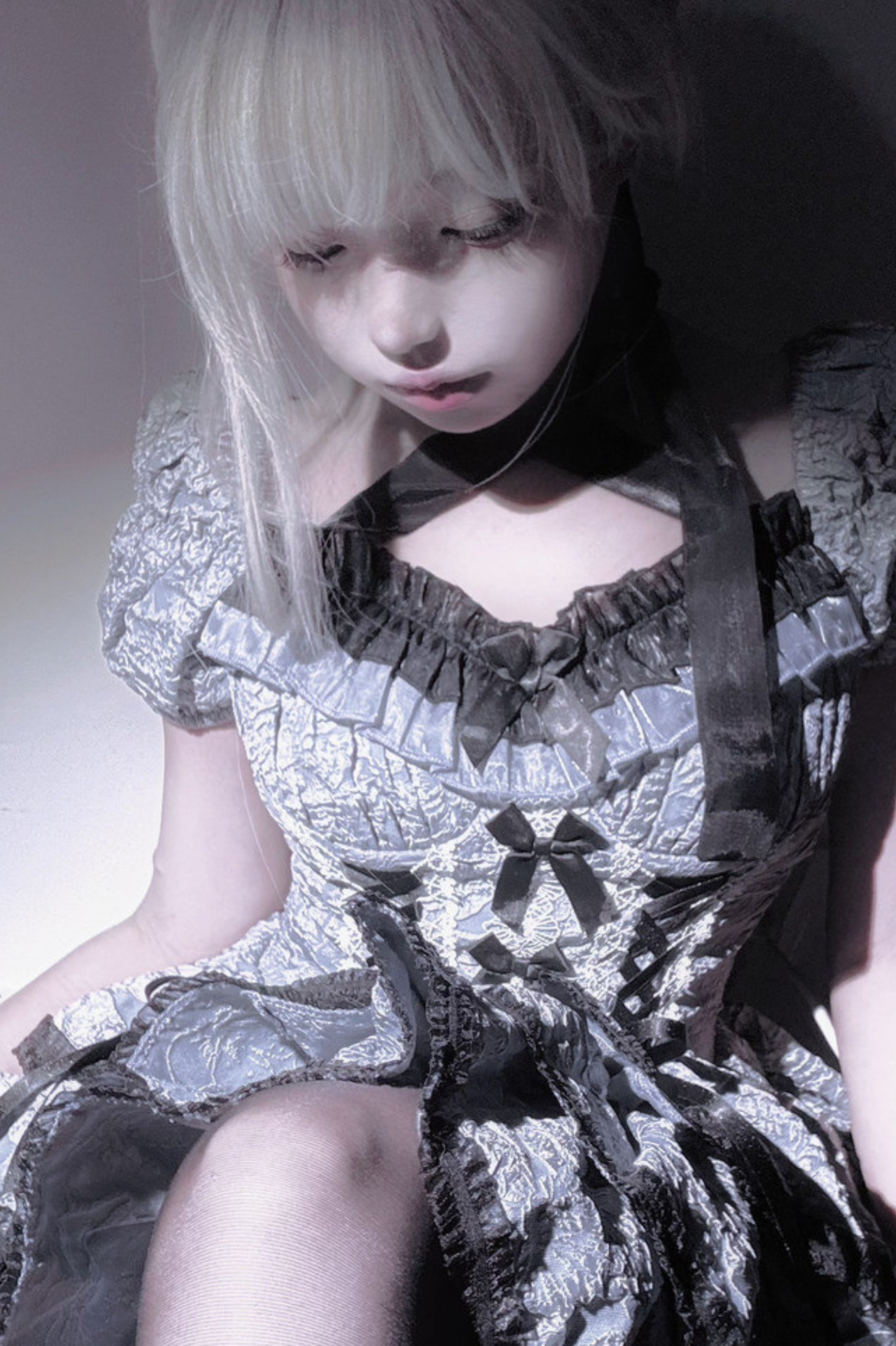 Dark Blue Gothic Lolita Dress