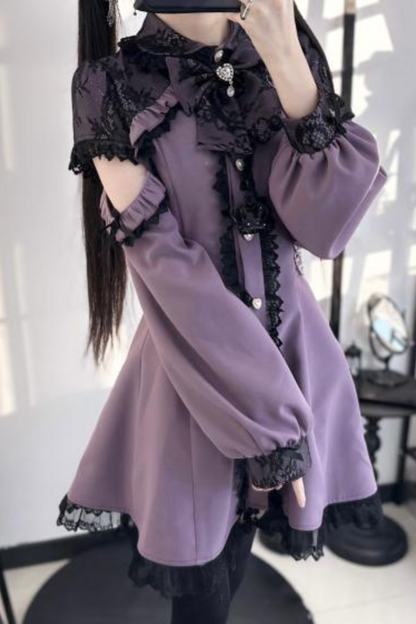 [pre-order] Jirai Ribbon Off-shoulder Dress