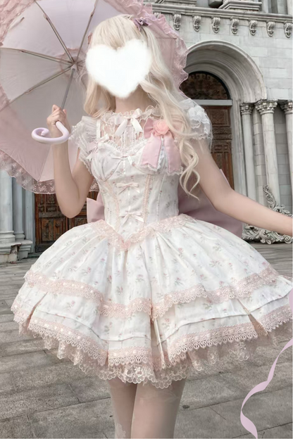 Rose Sweet Pure Princess Dress + Sheer Innerwear