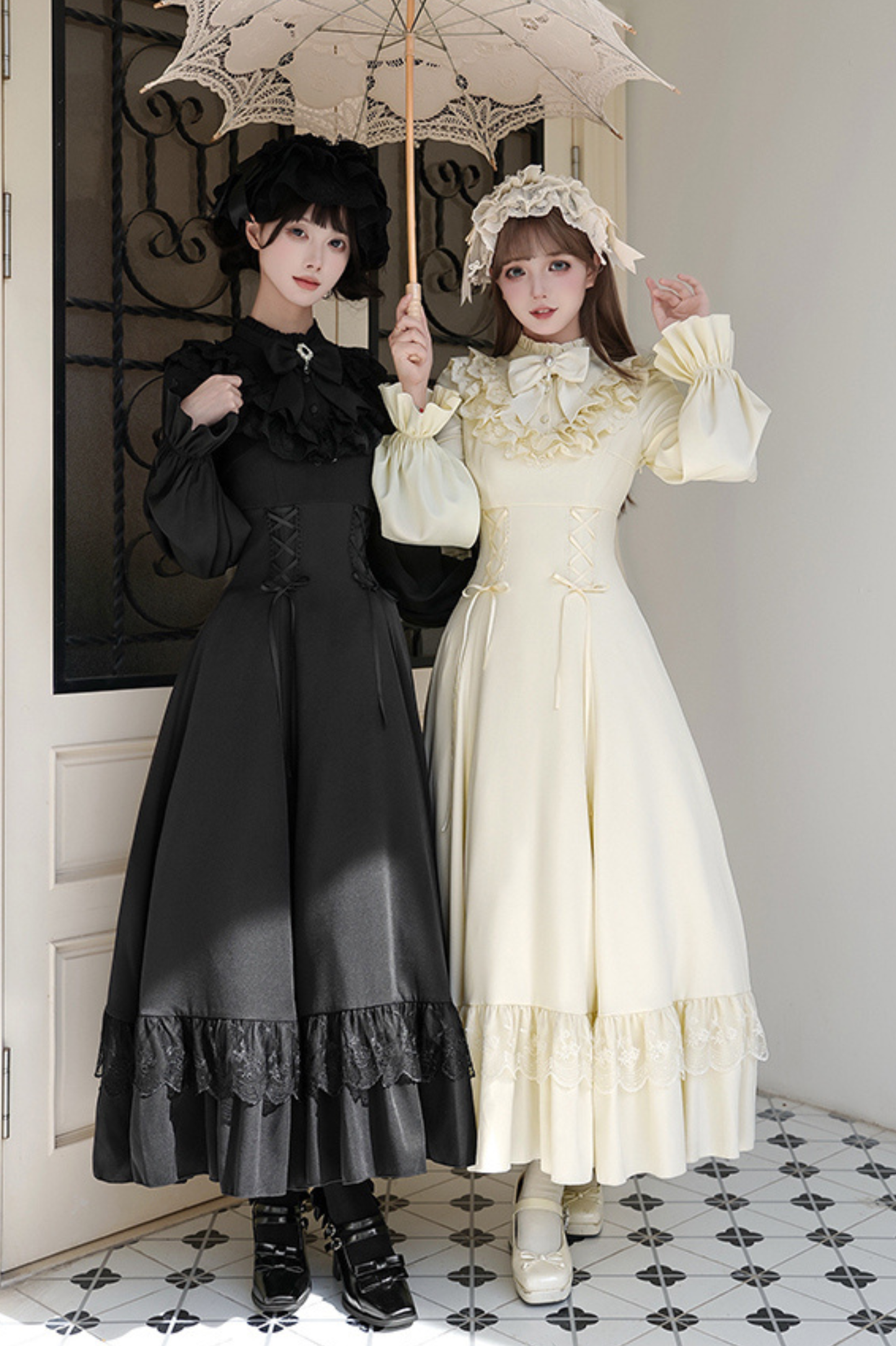 Dress + Shawl + Ribbon + Headdress