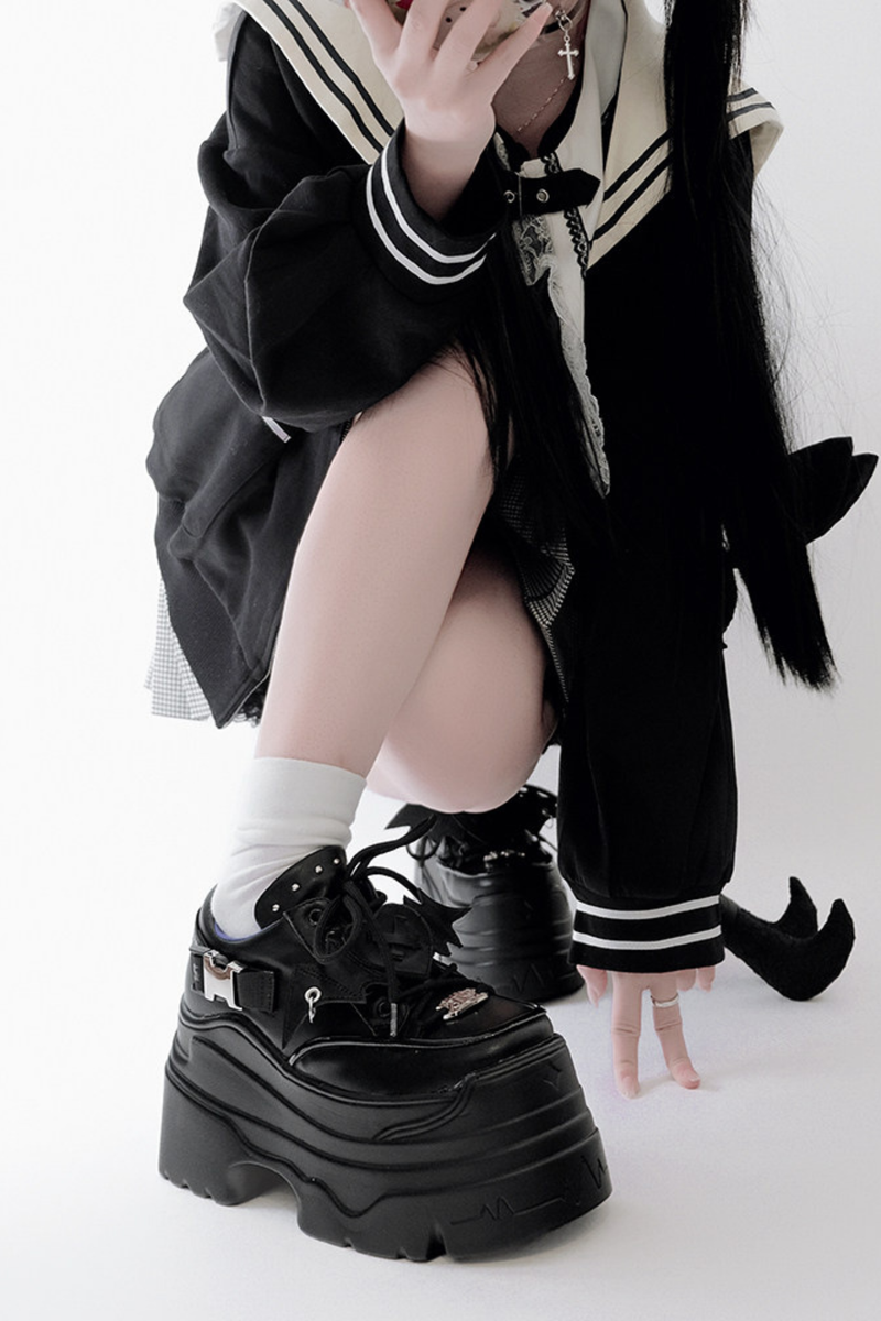 Reverse Wings Platform Shoes