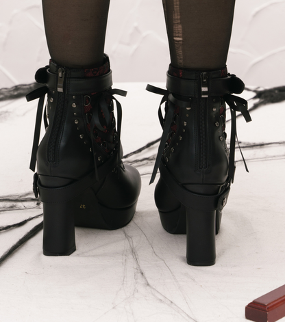 Lacybones Dark Gothic Punk Boots