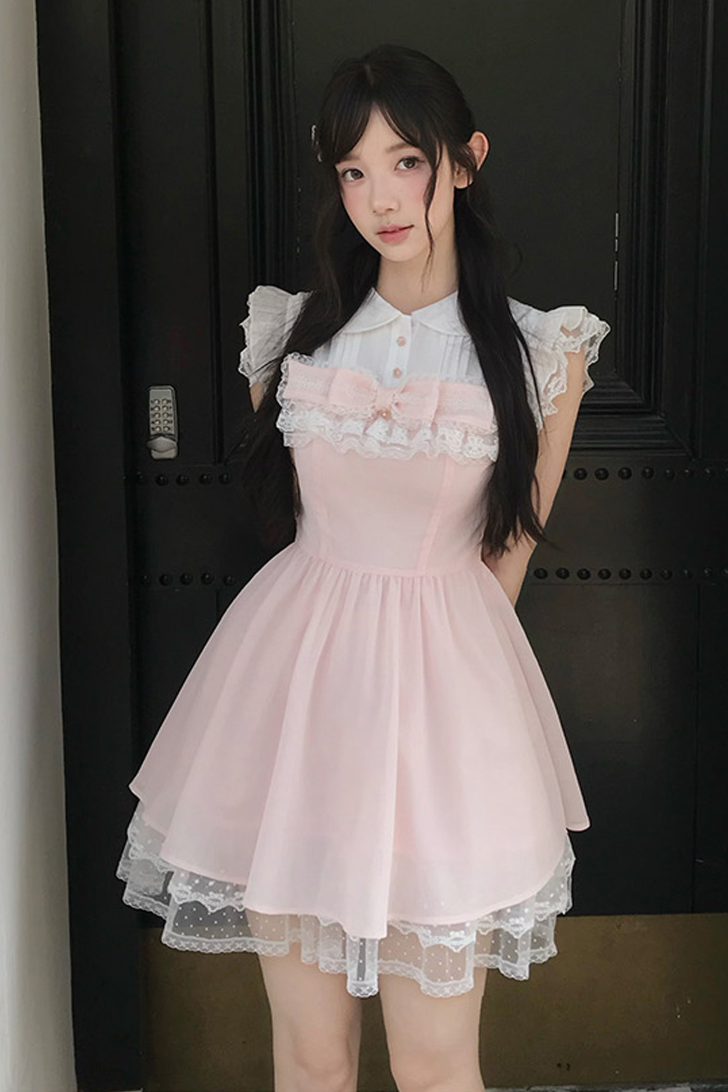 Sweet Girly Lace Princess Dress