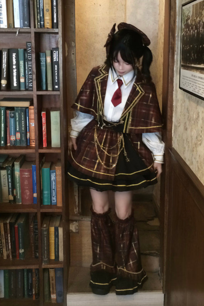 Retro Plaid Idol Lolita Set