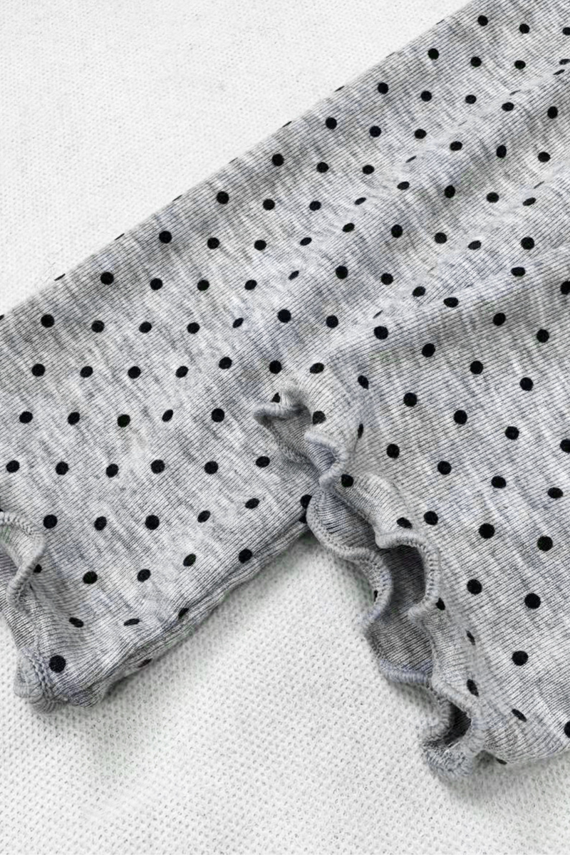 Polka Dot High Neck Top