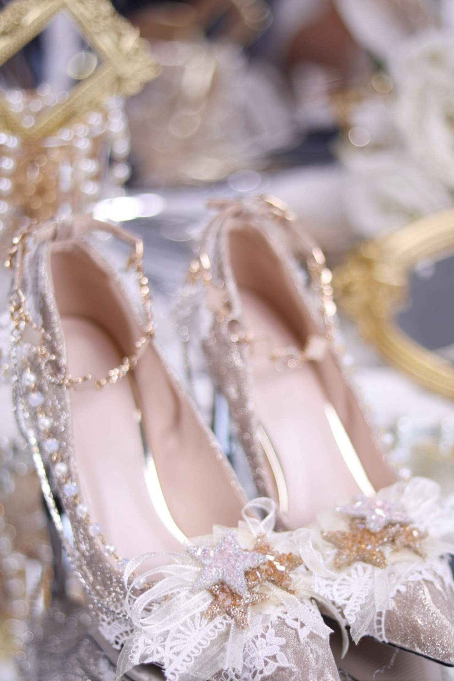 Shiny Wedding Shoes