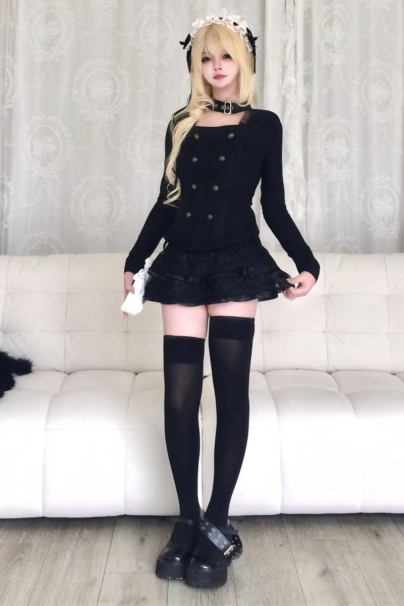 Dark Slim Fit Cardigan