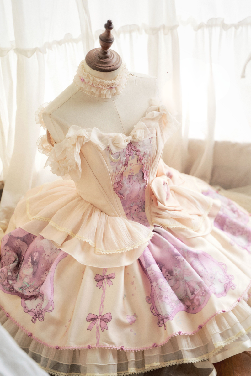 Dreamcore Ballet Lolita Top + Skirt