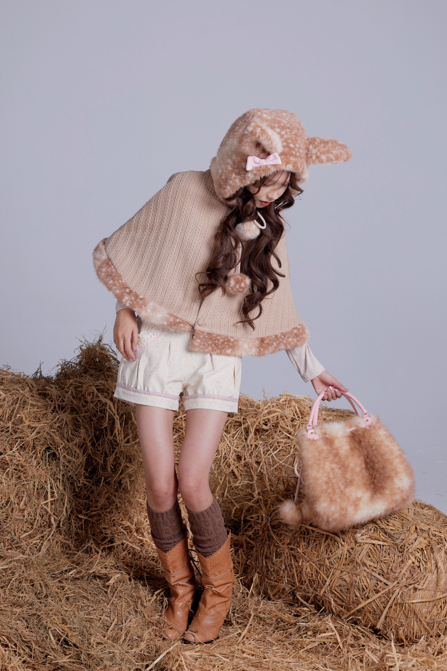 Deer Fur Tote Bag