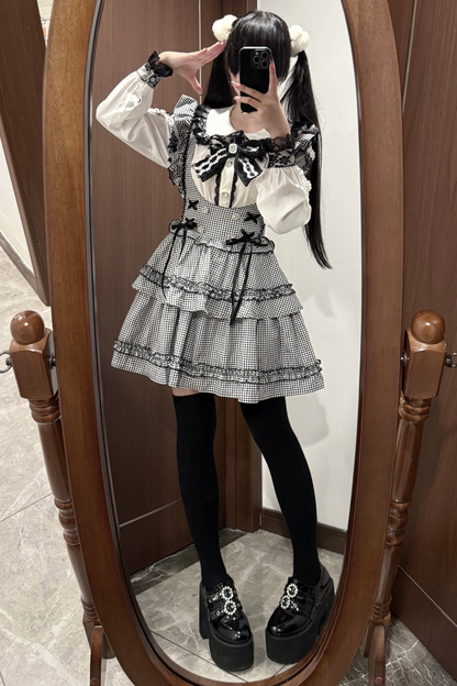 Doll Shirt + Ruffle Sass Skirt