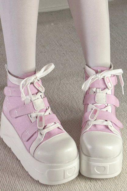 [pre-order] Subculture Round Toe Canvas Shoes
