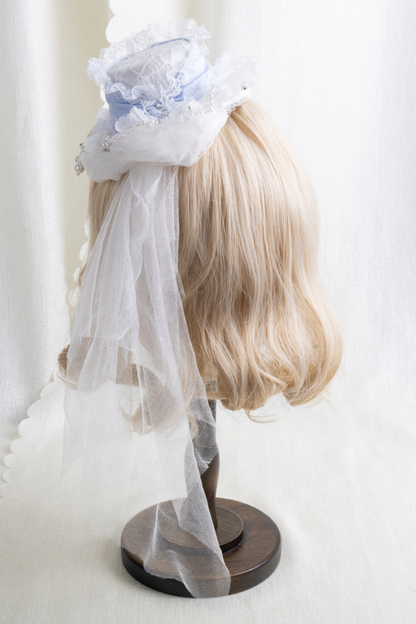 Lace Hat Lolita Clip