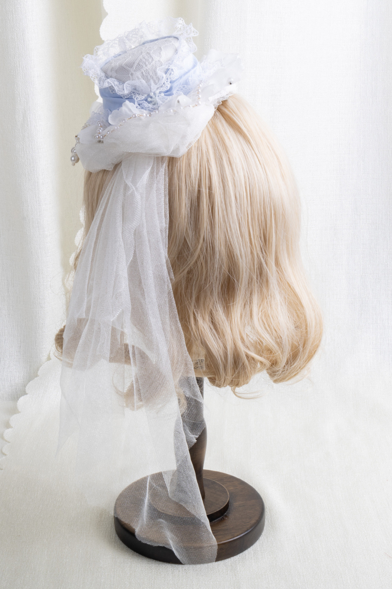 Lace Hat Lolita Clip