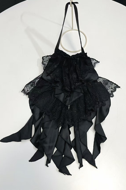 Trailing Shawl Prince Outfit Gothic Top