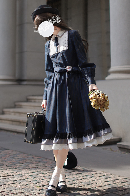 [pre-order] Retro Plaid Girly Dress