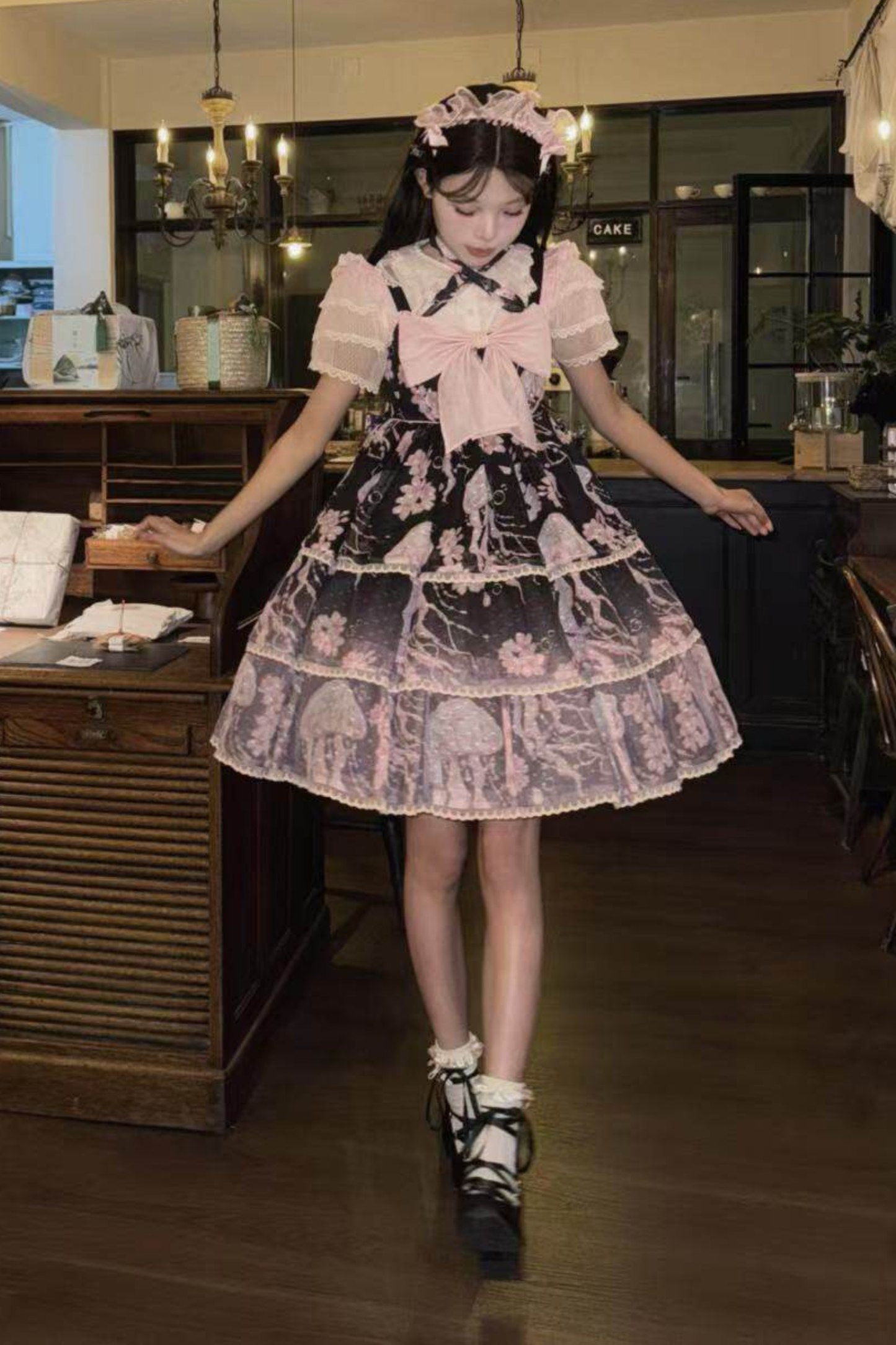 Sweet Jellyfish Sleeveless Lolita Dress