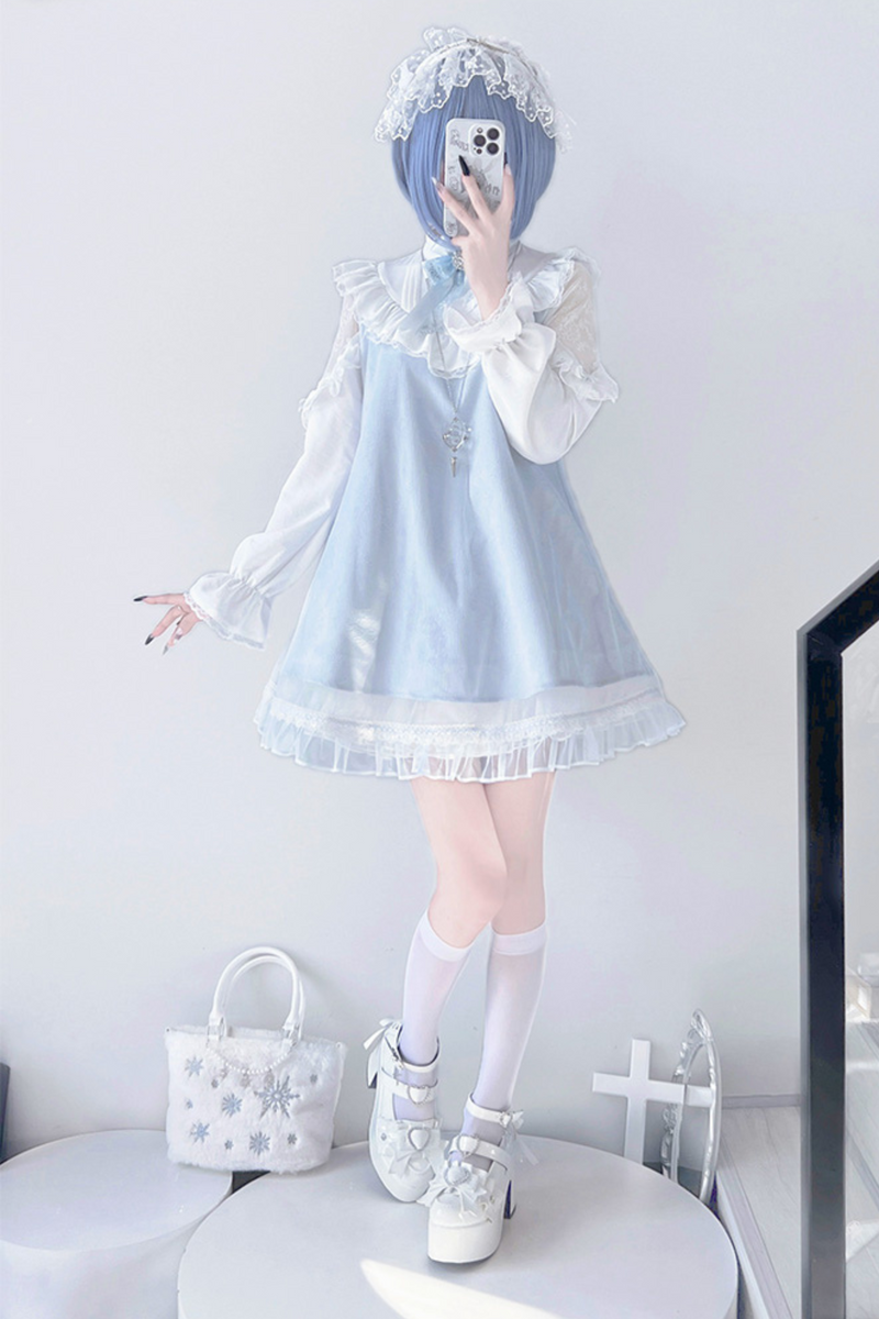 [angel Style] Ribbon Sweet Water Dress