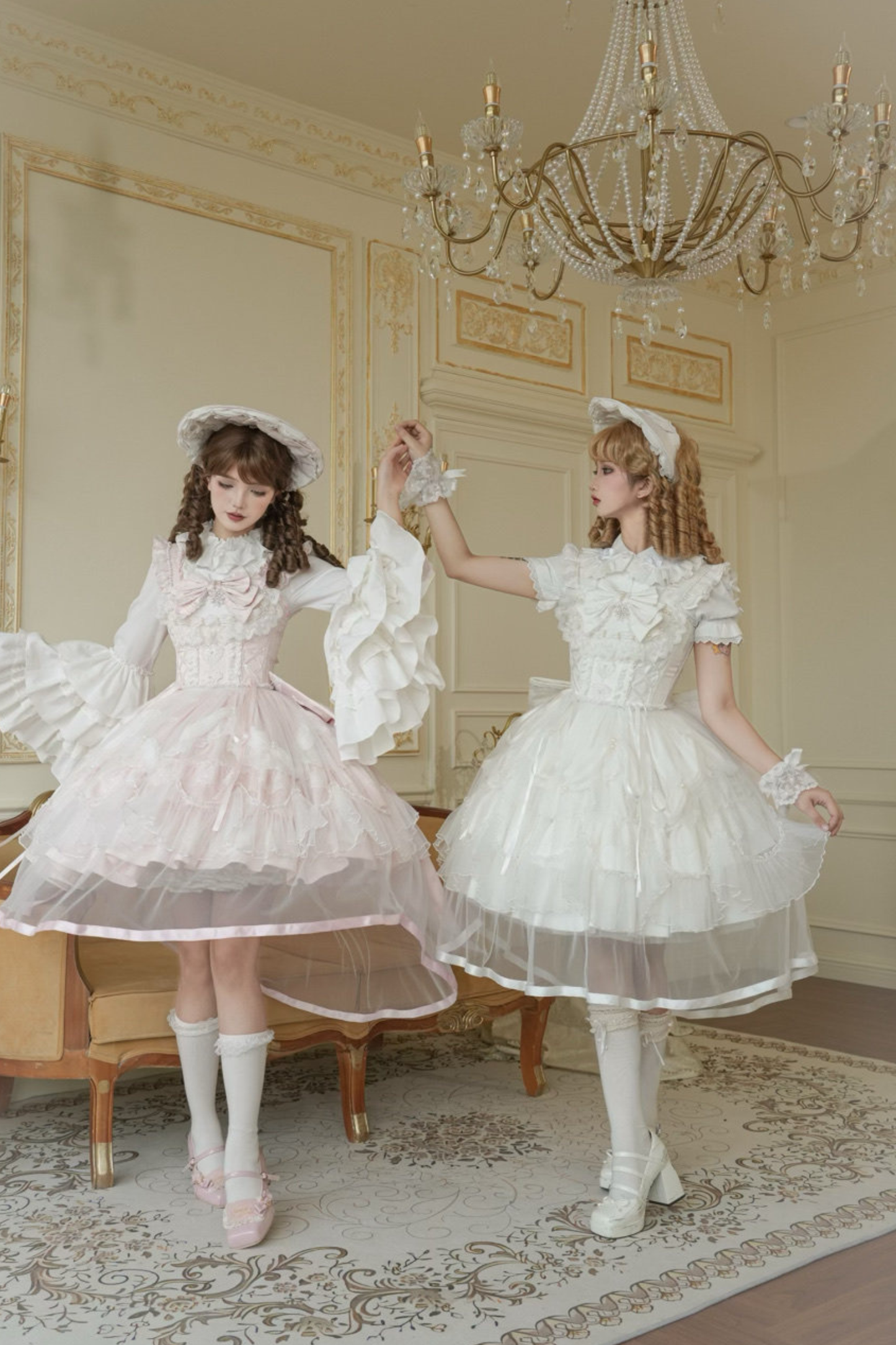 Sweet Ruffle Tiered Lolita Dress