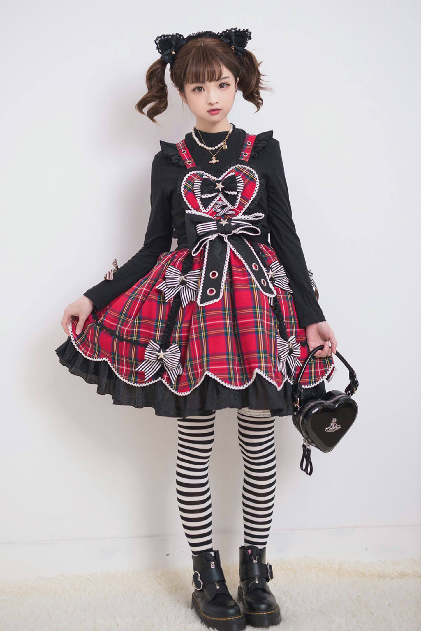 Sweetheart Rock Lolita Dress + Headband
