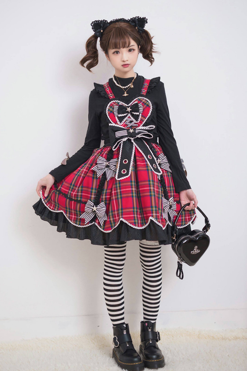 Sweetheart Rock Lolita Dress + Headband