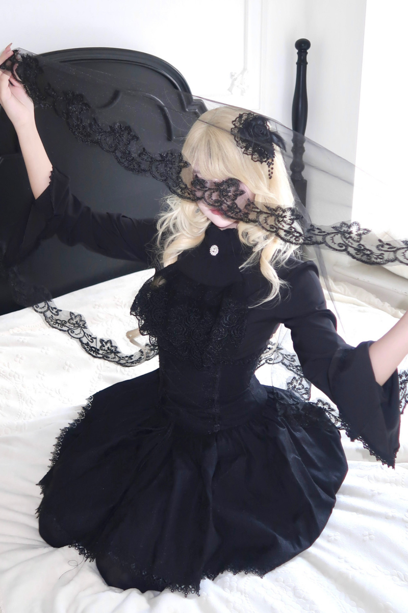 Gothic Top + Lace Skirt